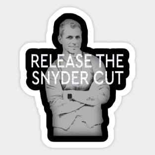 #RELEASETHESNYDERCUT PAPER SNYDER CUT Sticker